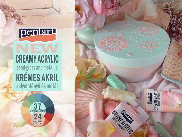 Vopsea acrilica cremoasa 60 ml- baby blue [4]