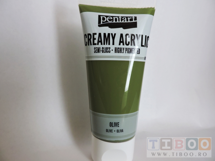 Vopsea acrilica cremoasa 60 ml- masliniu [2]