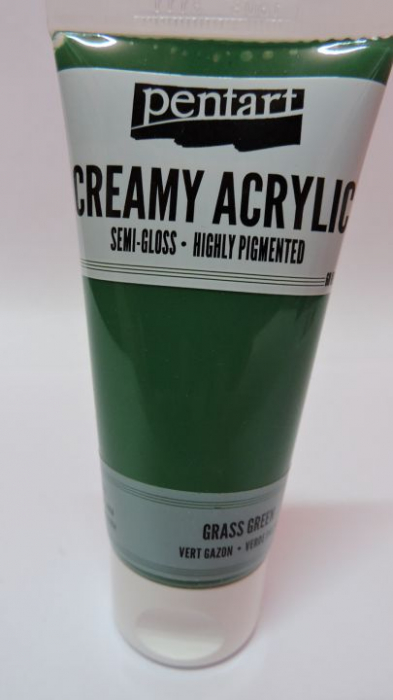 Vopsea acrilica cremoasa 60 ml- verde iarba [1]