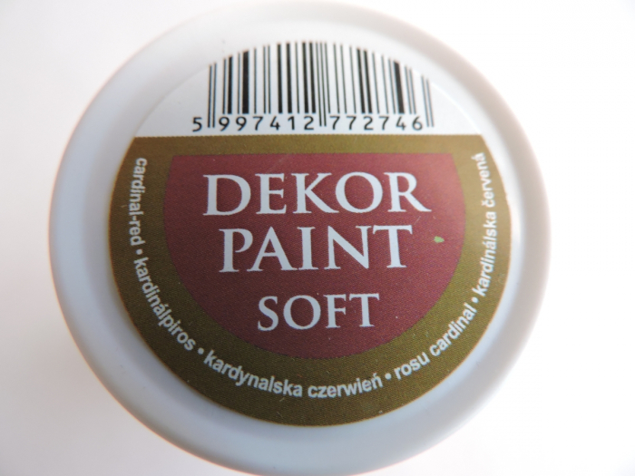 Vopsea decorativa Soft 100 ml- rosu cardinal [3]