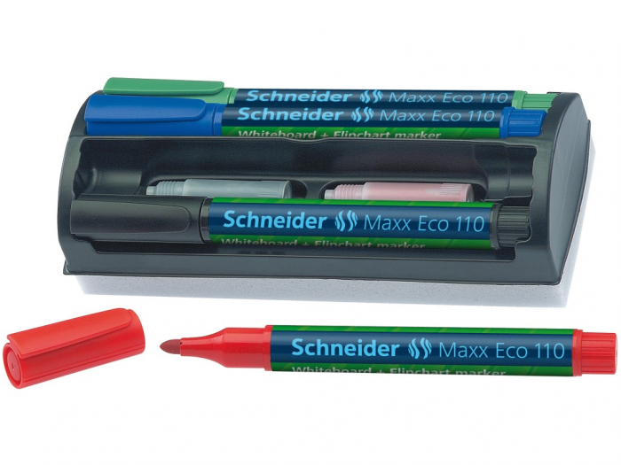 Whiteboard-kit Schneider Maxx board marker [2]