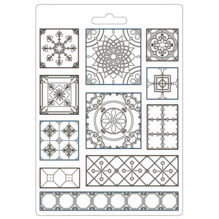Modelare, turnare - Matrita din plastic pt. modelaj/turnat A5- Casa granada, placi