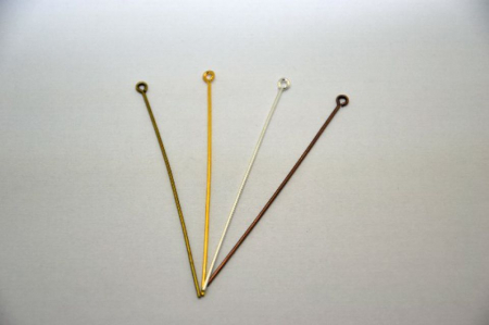 Accesorii bijuterii - Ace cu bucla cupru 6 cm