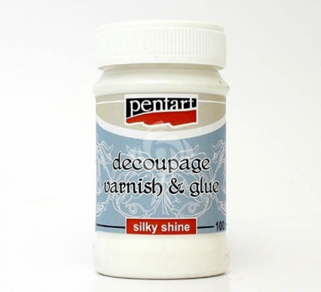 Adezivi - Adeziv cu lac pt. decoupage- Silky shine