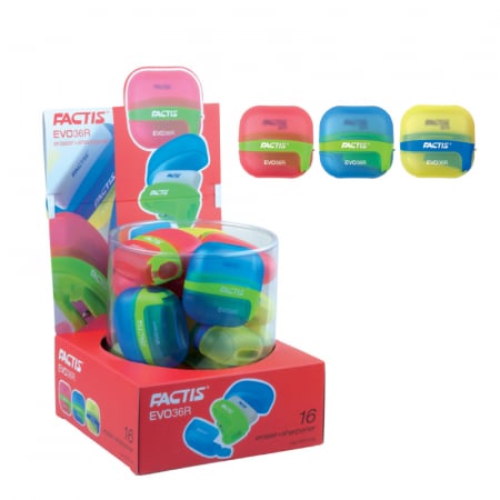 Ascutitoare cu radiera EVO36R Factis [3]