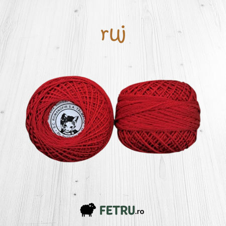 Ata si Fire - Ata brodat 20/2 Cotton Perle 10g