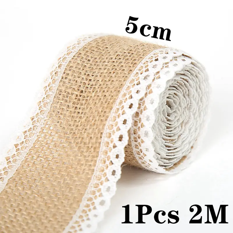 Benzi decorative - Banda decor din iuta 5 cm latime, 2 m lungime