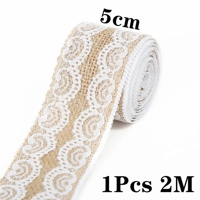 Benzi decorative - Banda decor din iuta 5 cm latime, 2 m lungime