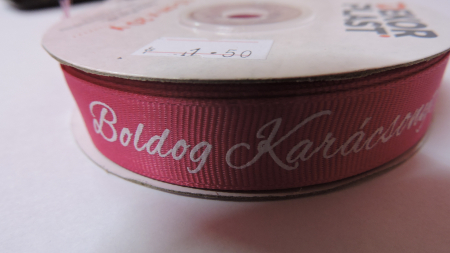 Benzi decorative, panglici - Banda decorativa pink 1.5 cm latime- pret/1m