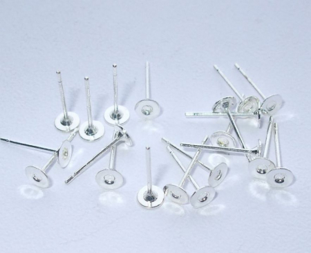 Accesorii bijuterii - Baza pentru cercei- 6mm