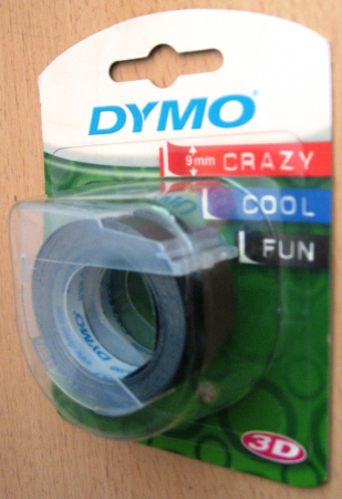 Etichetare - Blister 2x Dymo banda 9mm*2m negru