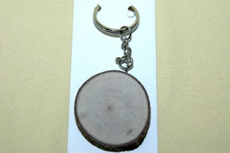 Accesorii lemn - Breloc din lemn 45mm