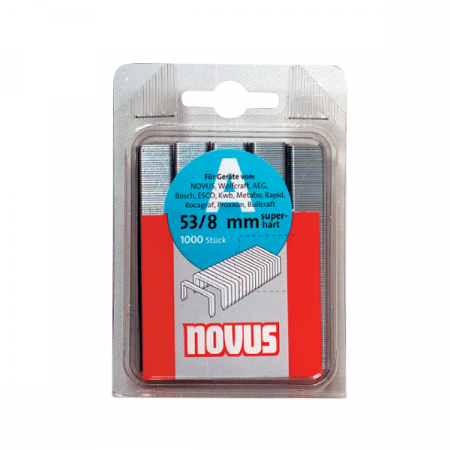 Capse pt capsatoare - Capse Novus, 53/8, pentru tackere, 2000 bucati/cutie