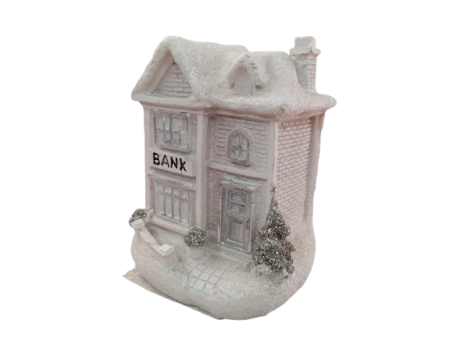 Casuta alba cu LED 6*7*10 cm [1]