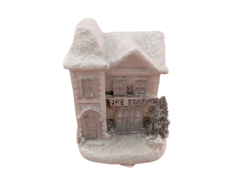 Casuta alba cu LED 6*7*10 cm [4]