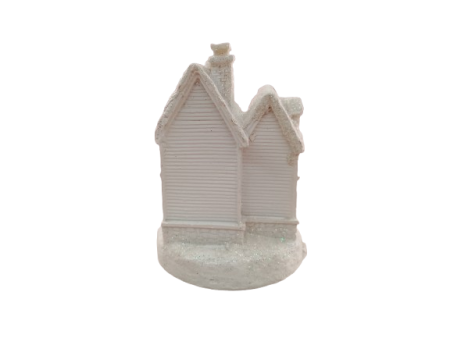 Casuta alba cu LED 6*7*10 cm [5]