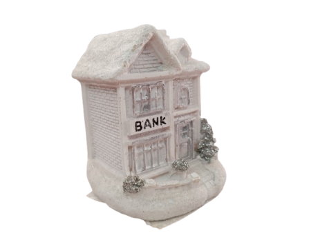 Casuta alba cu LED 6*7*10 cm [2]