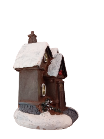 HOBBY: Sezoniere - Casuta color cu led 6*7*10 cm