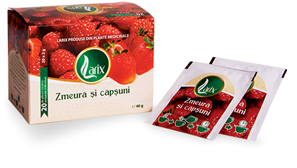 Ceaiuri Premium - Ceai Zmeurs Capsuni supraplic