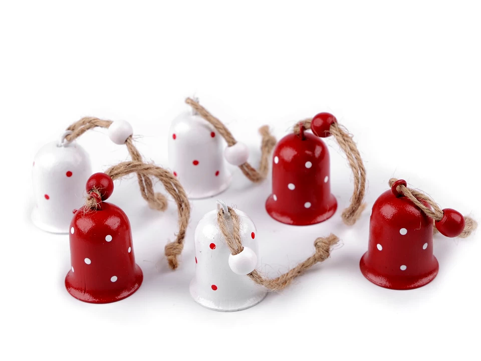 Craciun - Clopotel metalic decorativ 4 cm