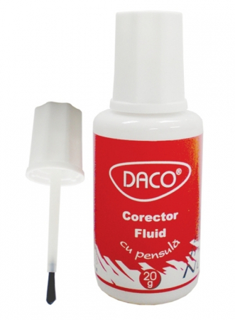 Radiere, Corectura - Corector fluid cu pensulă DACO