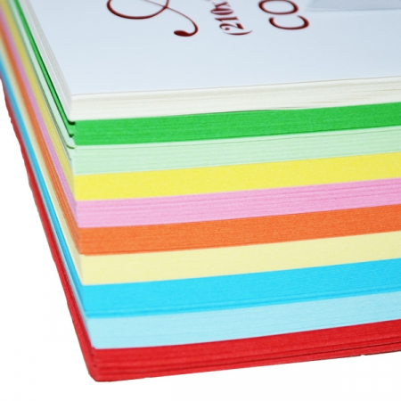 Hartie, carton - Cub hartie 9x9 cm 500coli 10culori