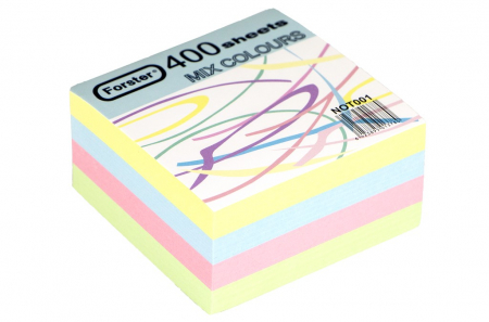 Hartie, carton - Cub hartie 80x80mm color 400file