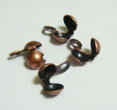 Accesorii bijuterii - Cupa nod cupru 4x8 mm- 380419