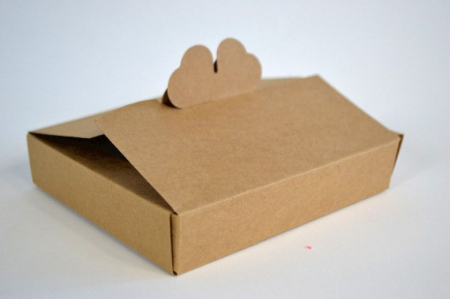 Cutii - Cutie din carton dreptunghiulara -13 x14 x3CM