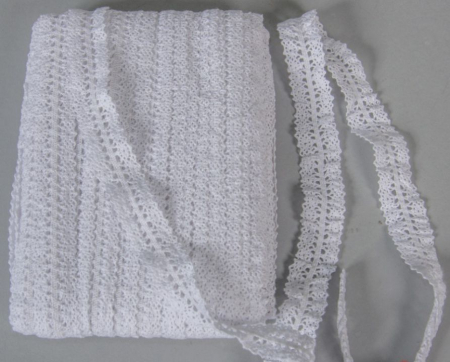 Dantela - Dantela alba elastica 1m/2cm 372076