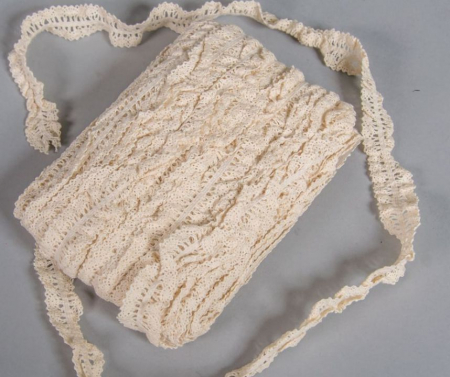 Dantela - Dantela elastica, bej-1m/2cm- 372077