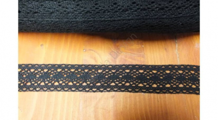 Dantela - Dantela neagra- 1m/3cm- 0197