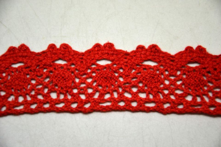 Dantela - Dantela rosie 1m/3cm -371822