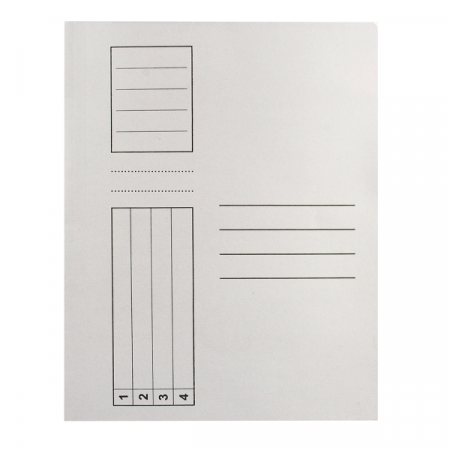 Dosare carton - Dosar cu sina ALB 25/SET