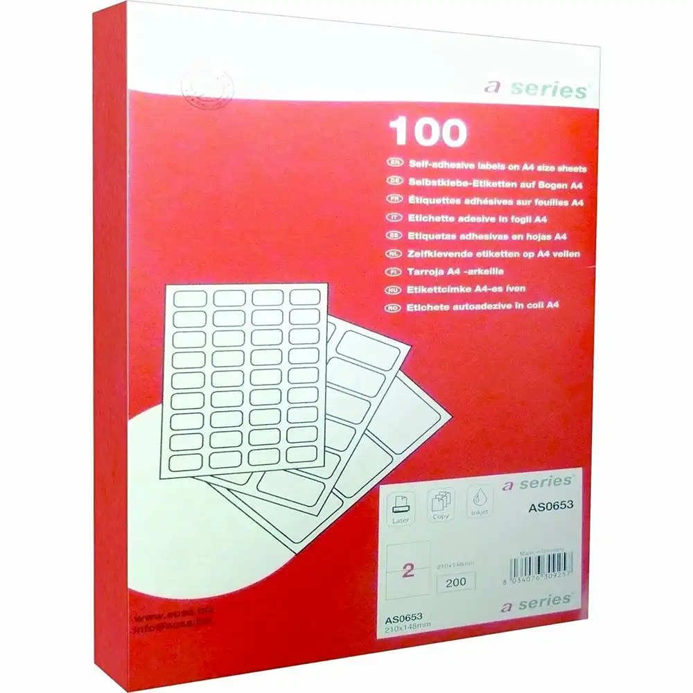 Etichetare - Etichete autoadezive A4, 100coli/set