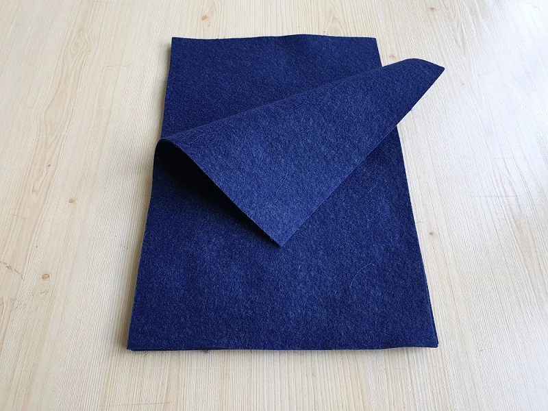A4 Lana 60%-40% - Fetru A4 IDEA (60% lână, 40% viscoză)- indigo