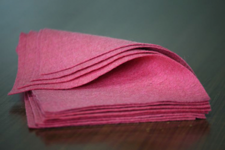 A4 Lana 60%-40% - Fetru A4 IDEA (60% lână, 40% viscoză)- pink