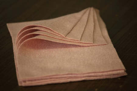 HOBBY: Articole baza - Fetru A4 IDEA (60% lână, 40% viscoză)- pudra compacta