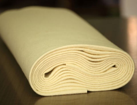 Metraj Lana 60%-40% - Fetru IDEA (60% lana, 40% viscoza) la metru - vanilie