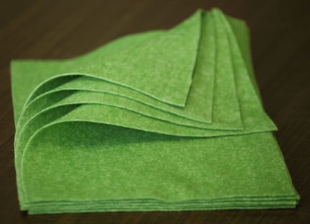 Fetru 100% - Fetru A4 ZORIN (100%lana)- camp de primavara