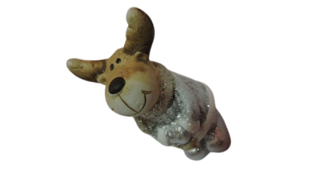 Craciun - Ren din ceramica 7cm