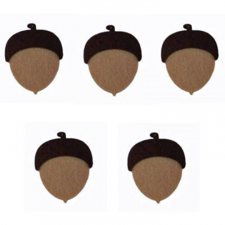Figurine din fetru - Figurine din fetru- ghinda- 6cm (5/set)