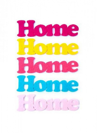 Figurine din fetru - Figurine din fetru- "Home" (5 buc/set)