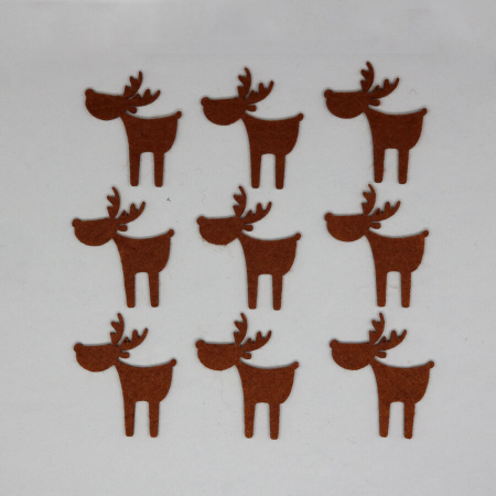 Figurine din fetru - Figurine din fetru - Reni "A", (9 /set)