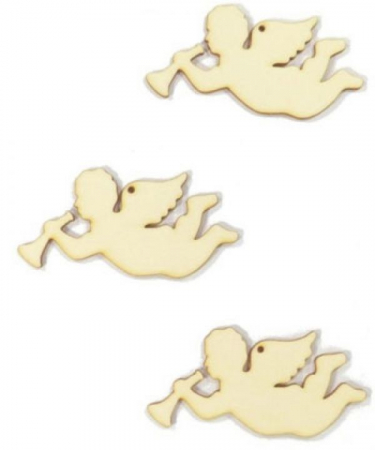Figurine din lemn - Figurine din lemn - ingeras zburator 4x9 cm
