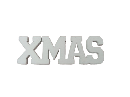 Iscriptie din lemn X-Mas [1]