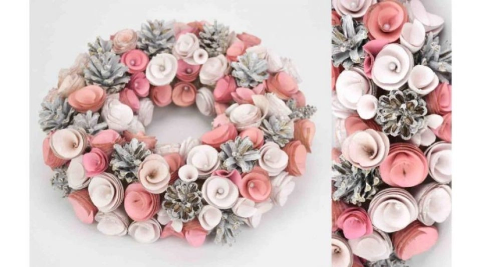 Alte accesorii - Flori din scoarta 3-5 cm 5buc/set