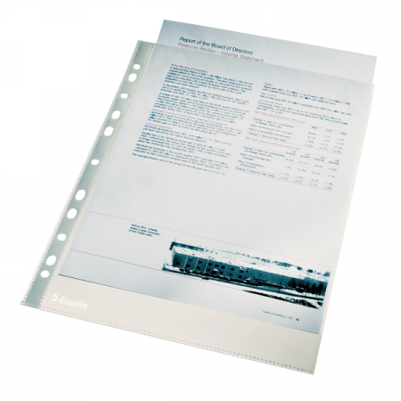 Mape, Folii plastice - Folie protectie A4 Cristal, 100/set