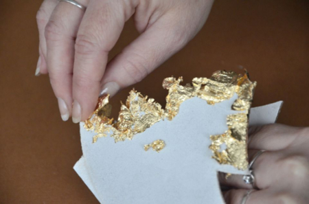 Fulgi de foita metalica-1g-auriu- M7 [2]