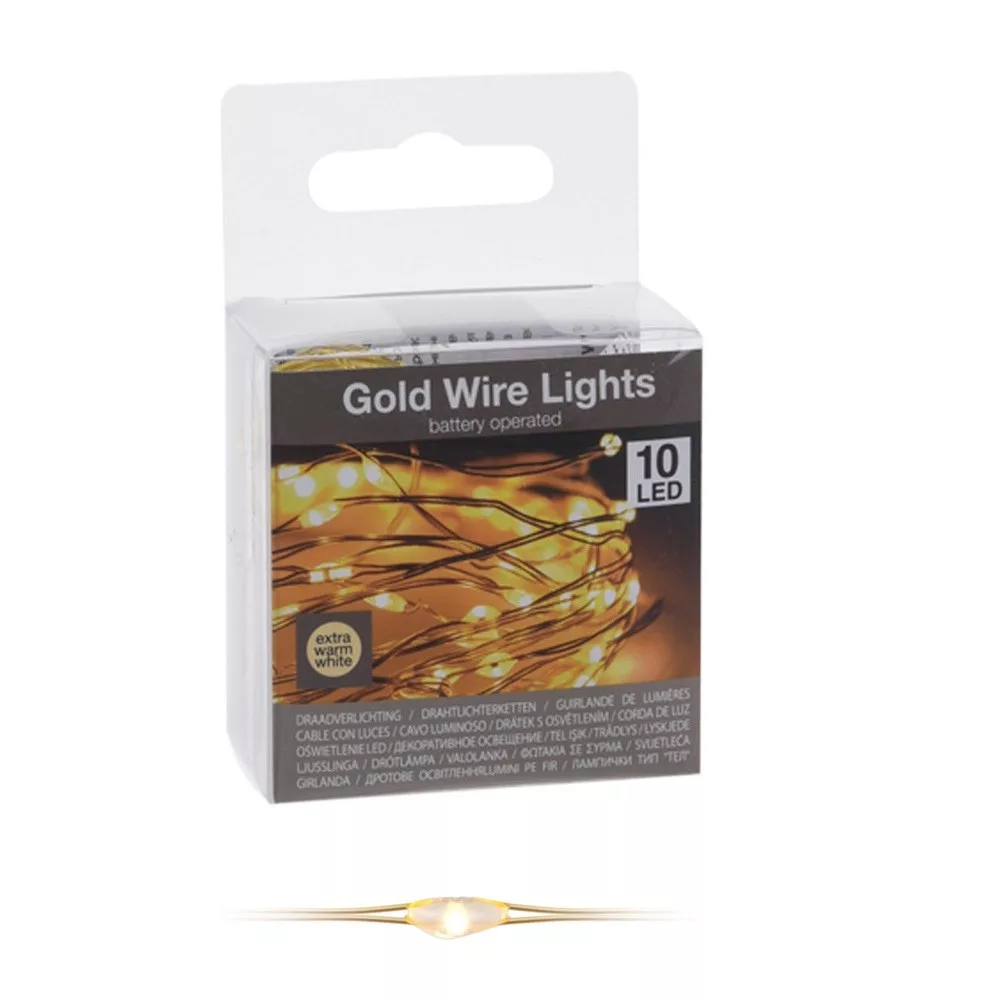 Hartie de orez - GHIRLANDA 10 LEDURI, 1M